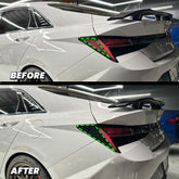 Tail Light Side Marker Pre-cut Overlay for Elantra N 2021-2023